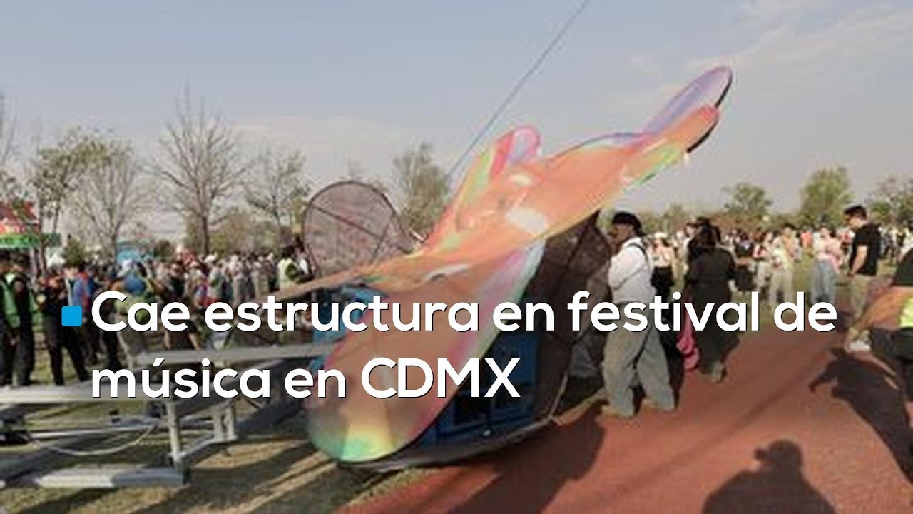 Estructura cae en festival de música en Parque Bicentenario | Hay almenos 2 muertos por el incidente