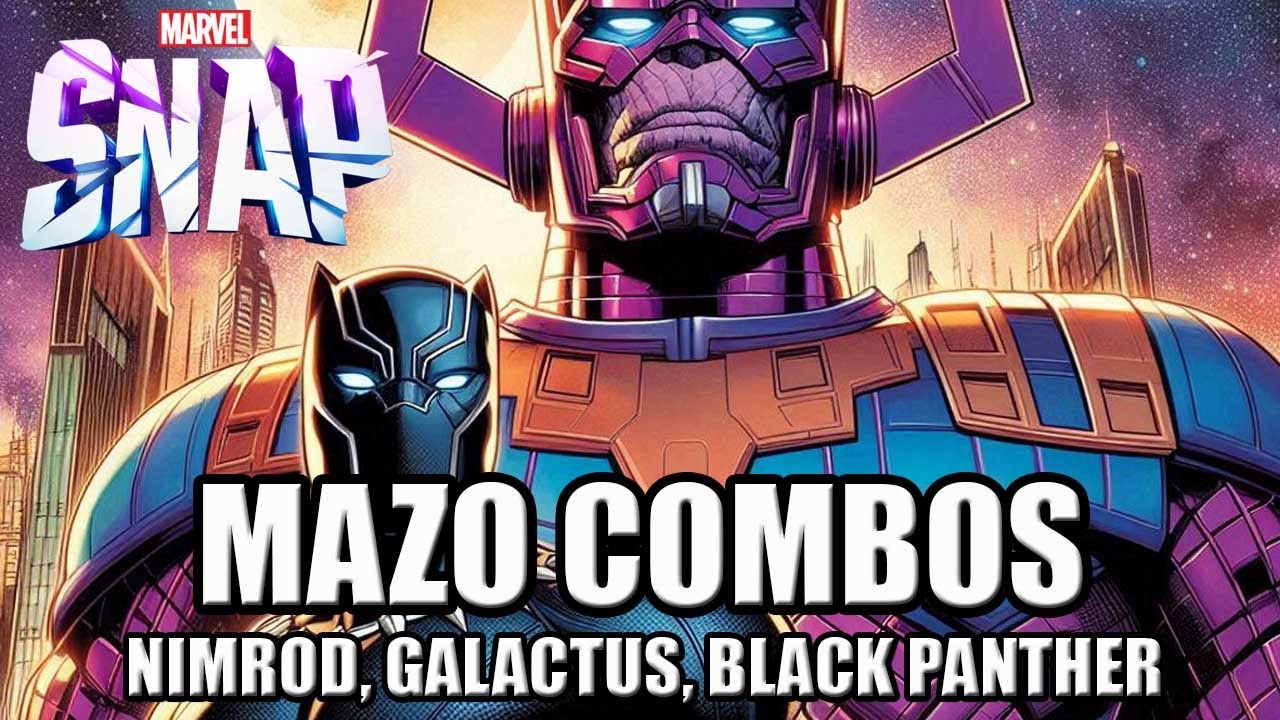 Mazo COMBOS (Galactus, Nimrod, Black Panther) | MARVEL SNAP