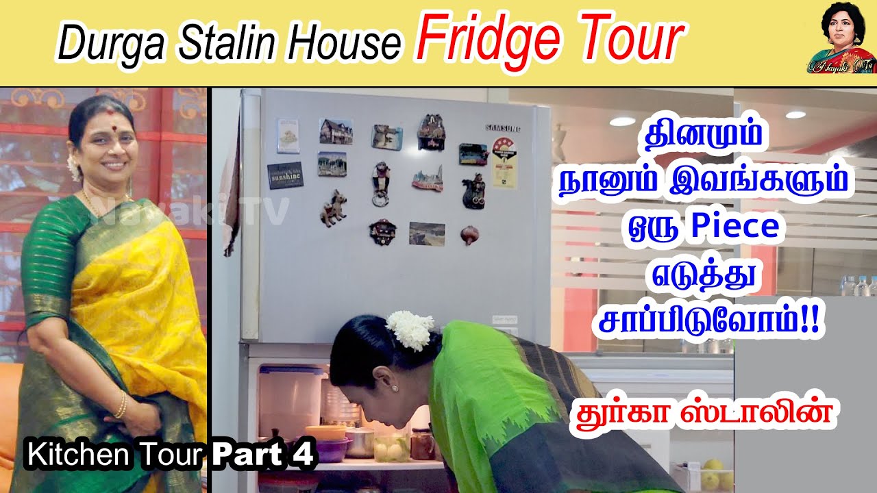 Durga Stalin Fridge Tour 😍 | Healthy Food & Surprising Items Inside