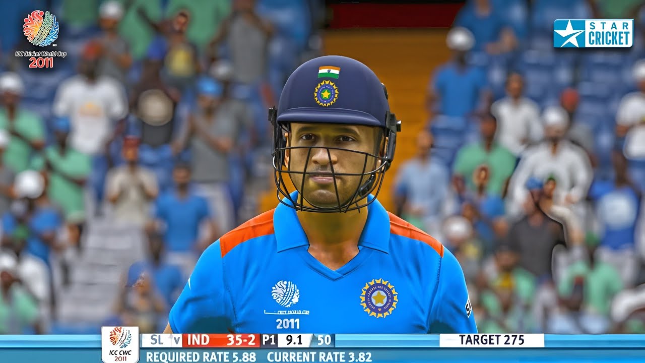 India V Sri Lanka World Cup 2011 Final Highlights | Cricket 24 | Real Commentary | BroDow Gaming
