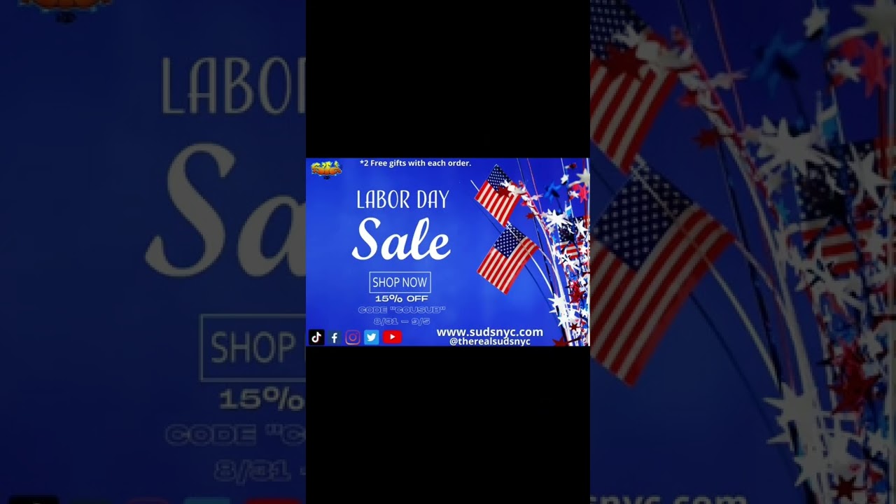 Labor Day sale starting Wednesday&hellip; #therealsudsnyc Stock up on Rime&hellip;.*2 free gifts with each order&hellip;