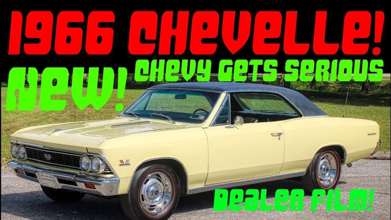 The NEW for 66 CHEVELLE!  Chevy get SERIOUS with the 396 SS!