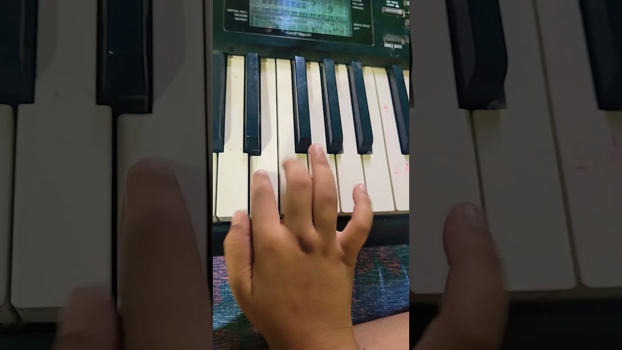 carol of the bells on piano# shorts # viralvedio 