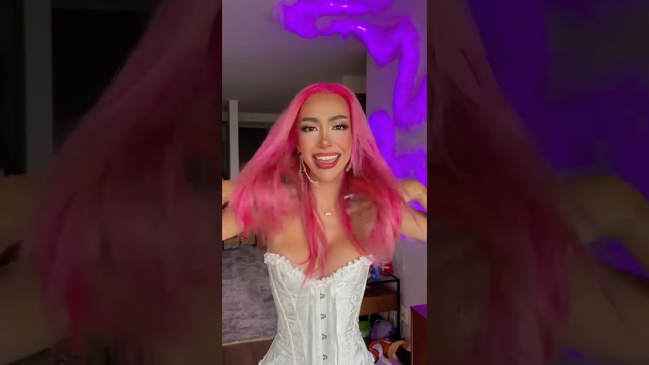 Me pinté TODO el pelo de ROSA 🩷🤭