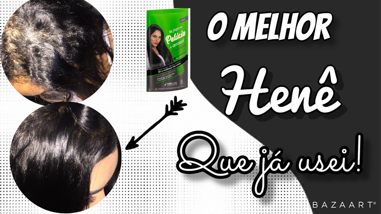 Testei o Henê preto carvão | Amanda Fideles #henepelucia #pretocarvao