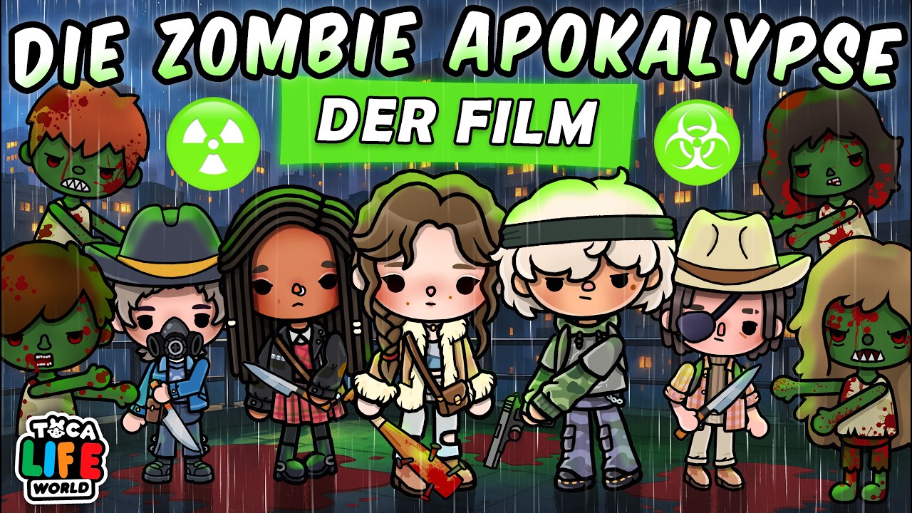 🎥 THE HORROR MOVIE 🧟&zwj;♂️ THE ZOMBIE APOCALYPSE 🔪 SCARY ENGLISH TOCA BOCA STORY *With Voice