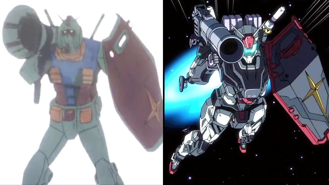 RX-78 Gundam VS Char Aznable (1979 VS GQuuuuuuX Comparison)[Amuro ガンダム ジークアクス アムロ シャア RX-78-1 比較]