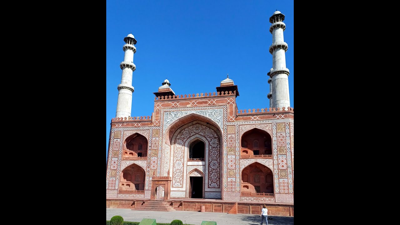 Agra - Mauzoleum Akbara - Indie