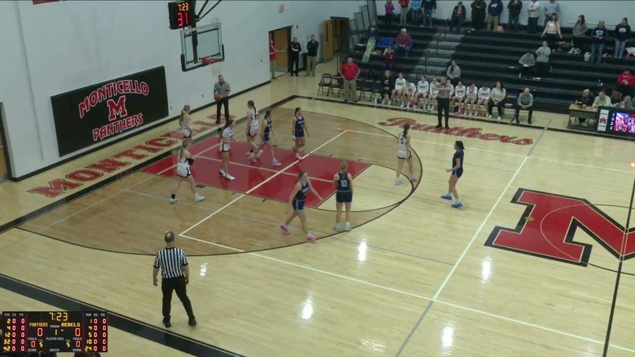 Monticello High School vs Northeast High School Womens Varsity Basketball   Tactical