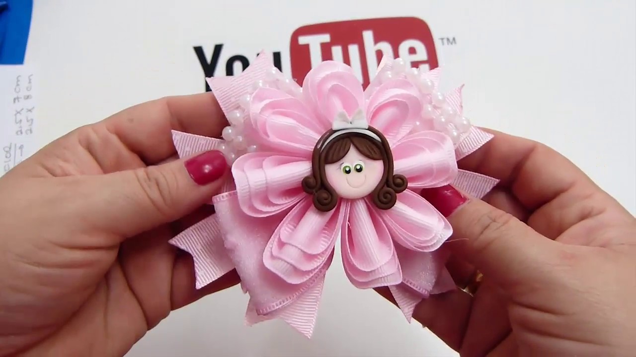 DIY Flores 3 tiras/ DIY Flores  3 tiras  de listón !!! súper Flores paso a paso /Manualidades #1531🌼