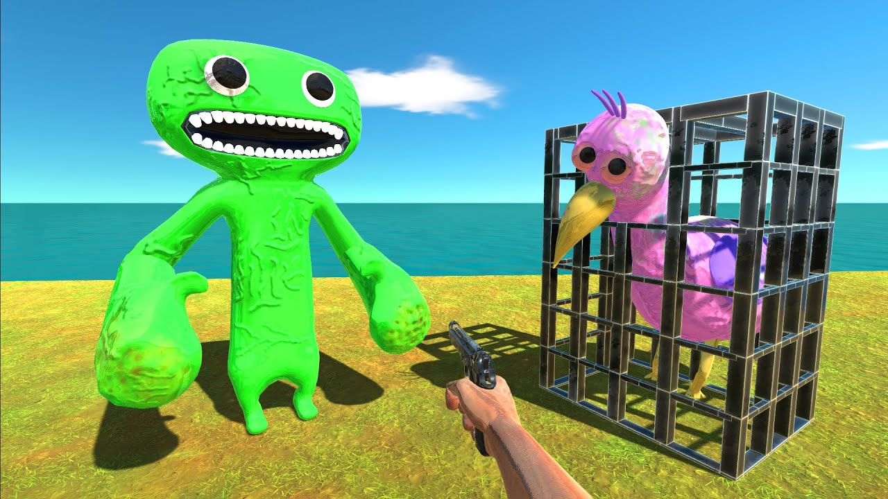Help The Jumbo Josh Rescue Opila Bird - Animal Revolt Battle Simulator