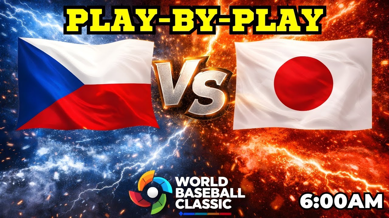 🔴 WBC 2026 LIVE | Czechia vs Japan | Best Baseball on Earth | ROUND ROBIN