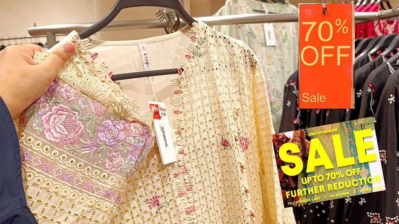 Ethnic Flat 70%Off Sale♥️Ethnic Pret Sale 2025♥️ Ethnic Mid season sale 2025