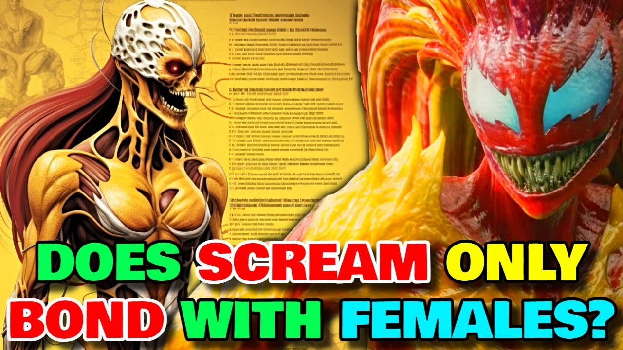 Scream Symbiote Anatomy - How Long Can Her Hair Grow? How Did She Manage To Reject Even Knull?