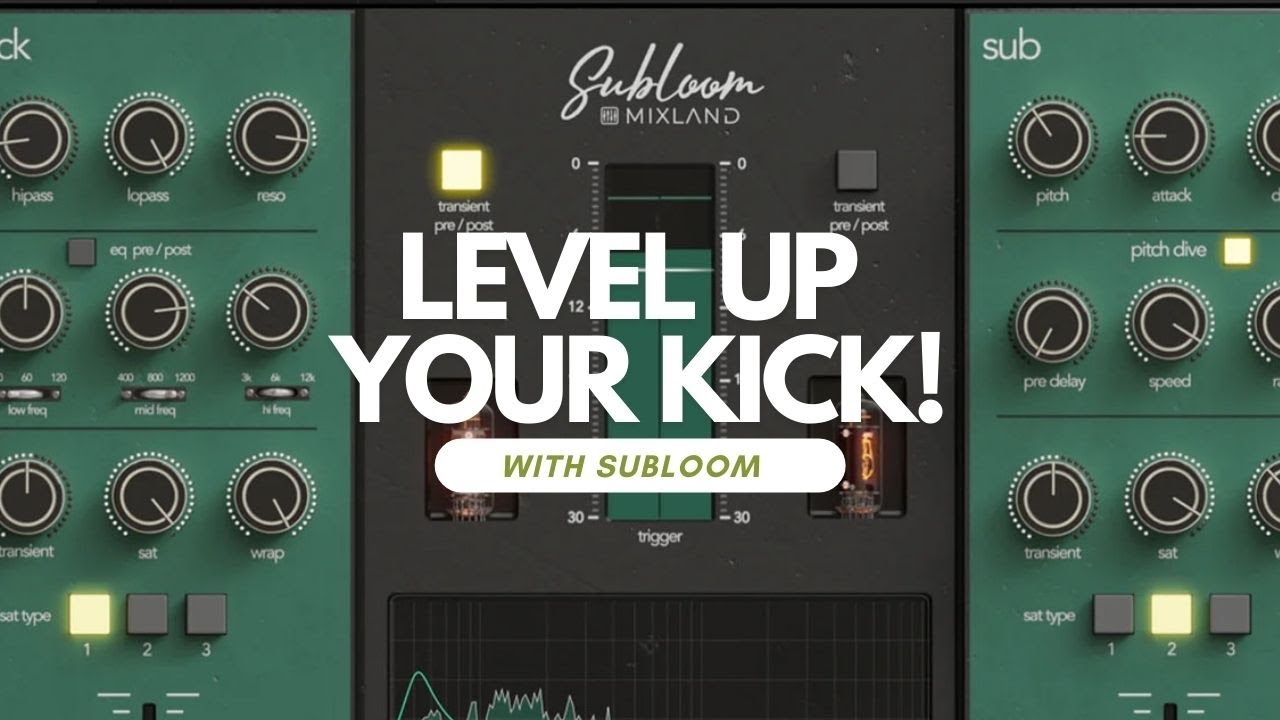 Use Subloom to add massive sub to your kick drum
