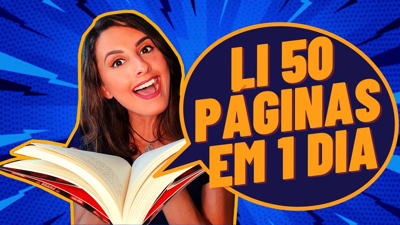 50 PÁGINAS POR DIA!!! A minha técnica para LER 1 LIVRO por SEMANA