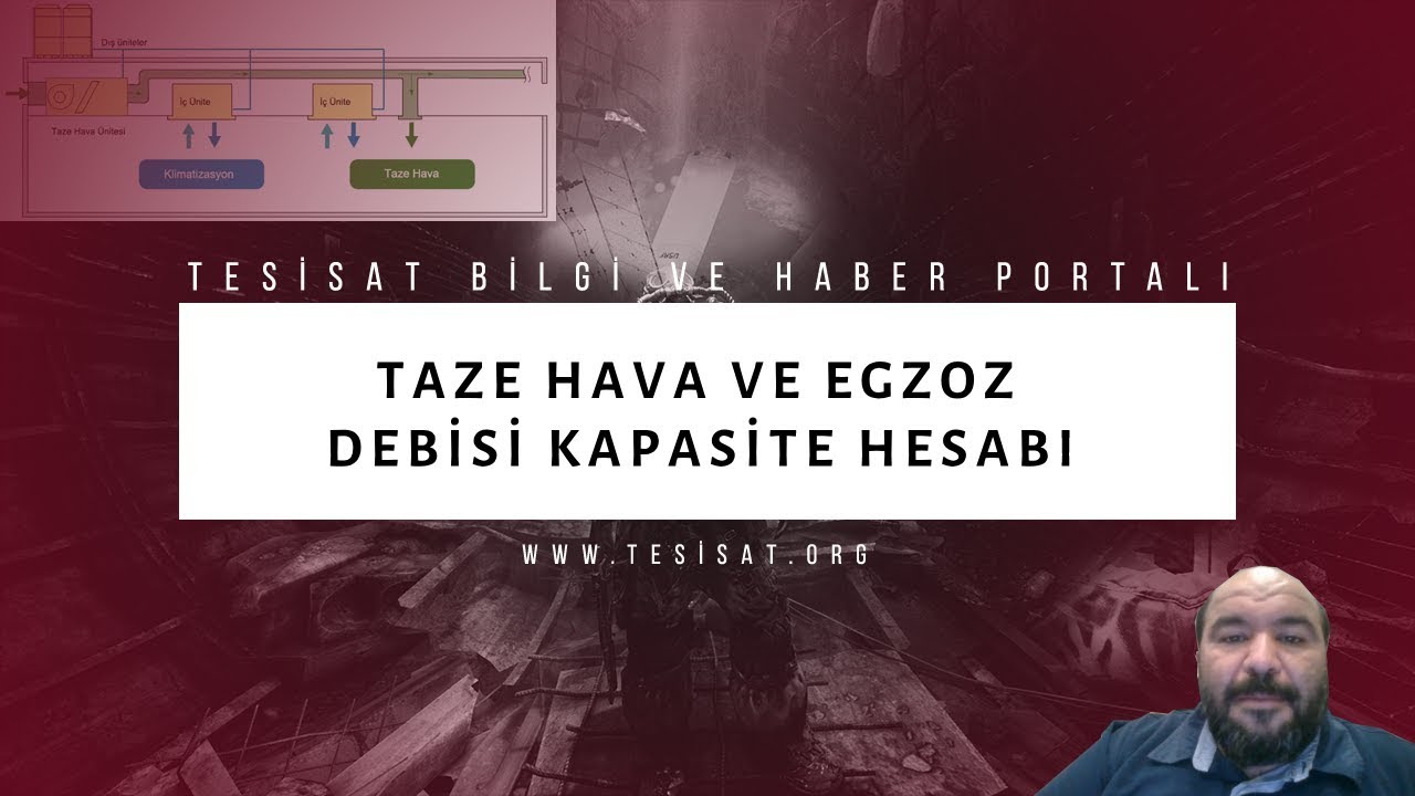Taze Hava ve Egzoz Kapasite Hesabı