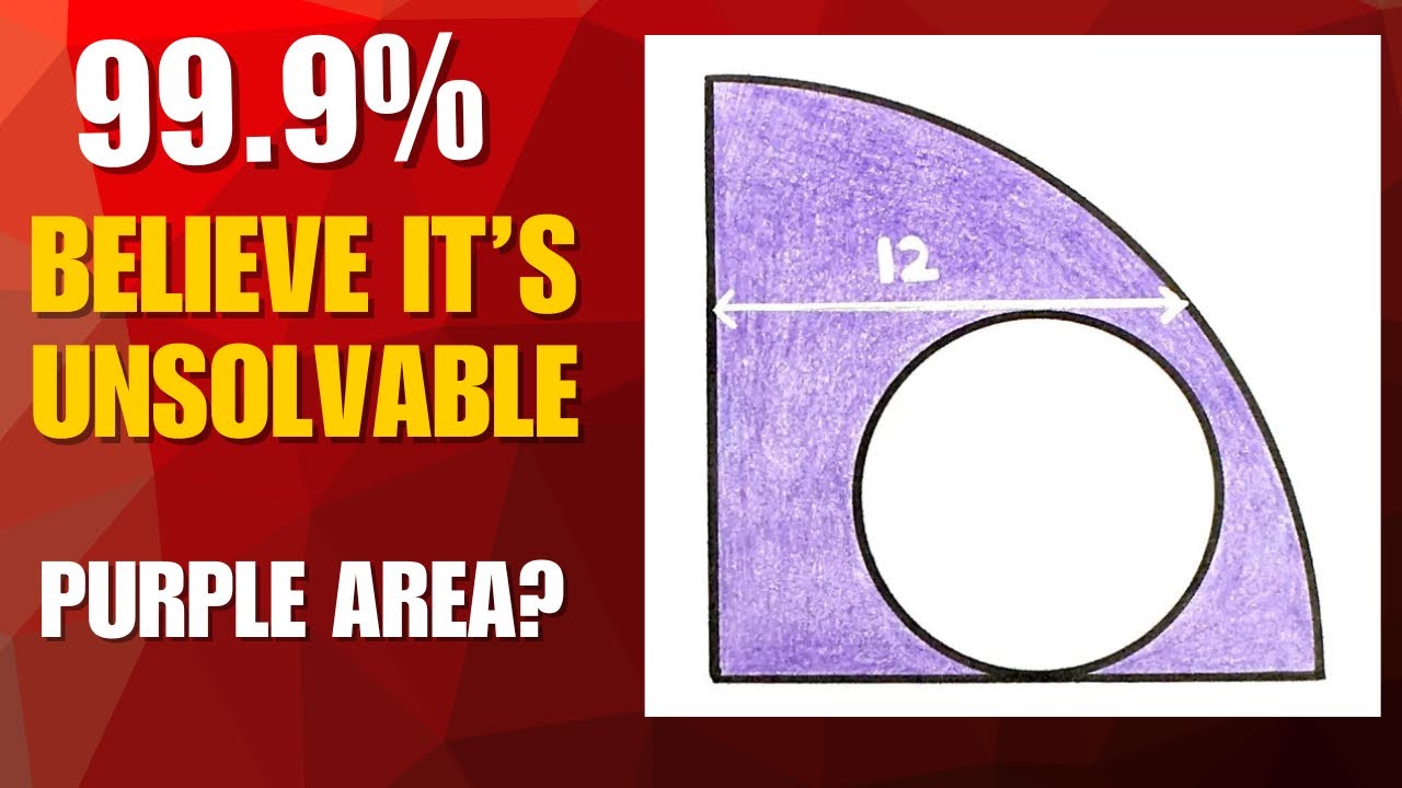 You won't believe it’s solvable