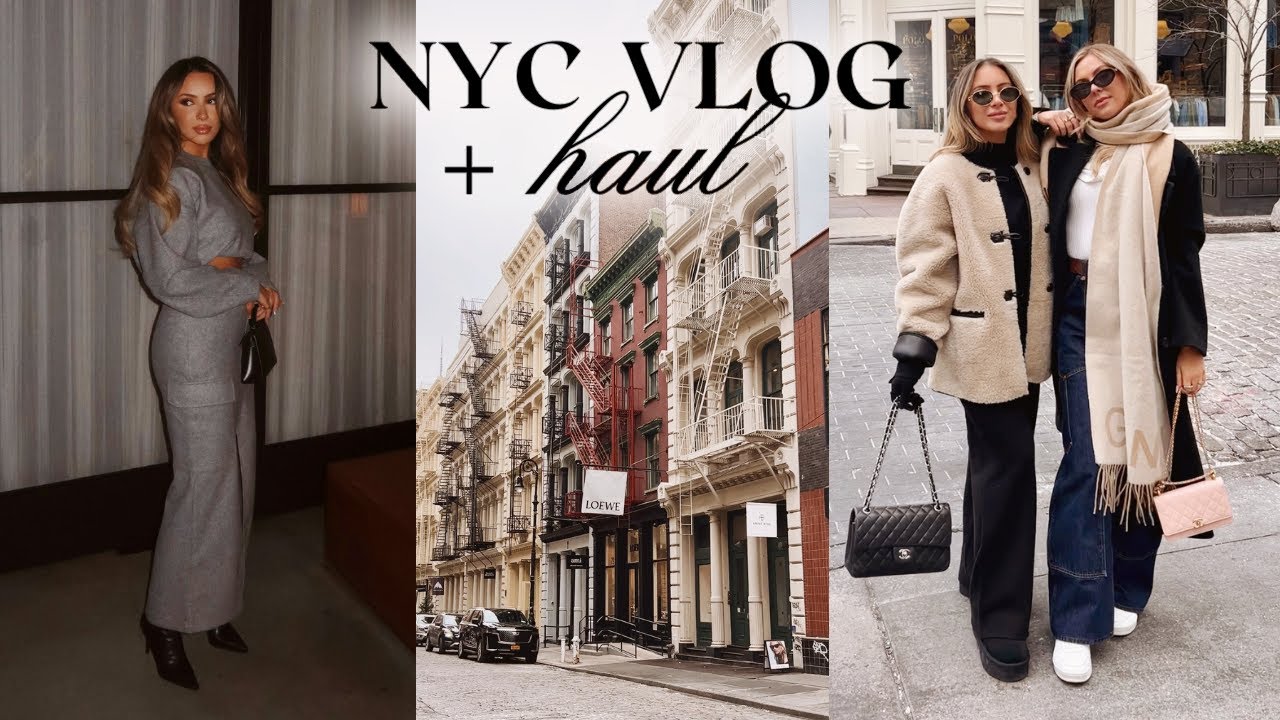NYC VLOG + HAUL!! What I did, bought & ate in New York!!