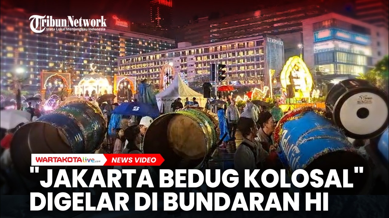 'Jakarta Bedug Kolosal'Digelar Jalan Sudirman-Thamrin Ditutup