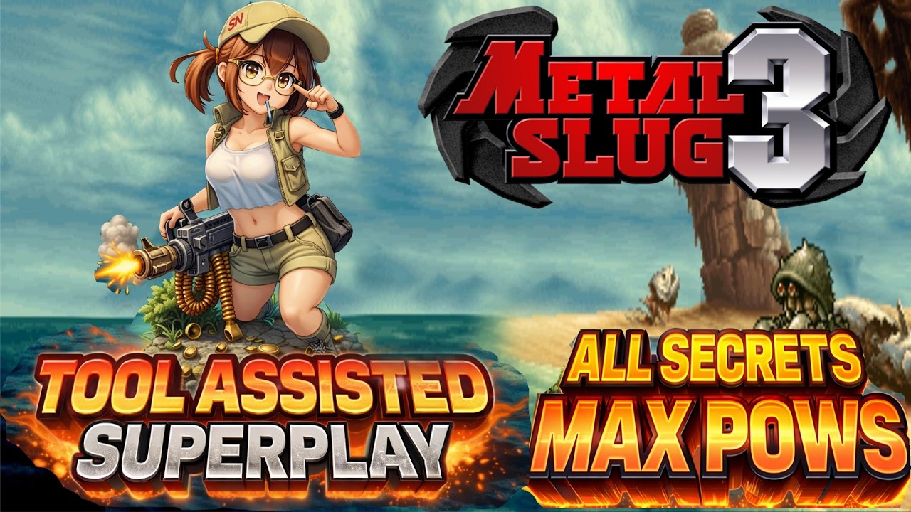 [TAS] Arcade - Metal Slug 3 All Prisioners/All Secrets #metalslug3 #toolassistedspeedrun #metalslug