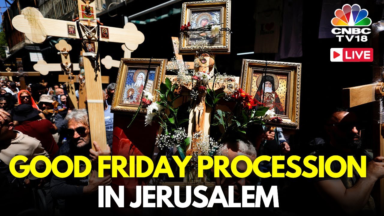 LIVE: Good Friday Procession Along the Via Dolorosa in Jerusalem's Old City | Jesus Christ | N18G