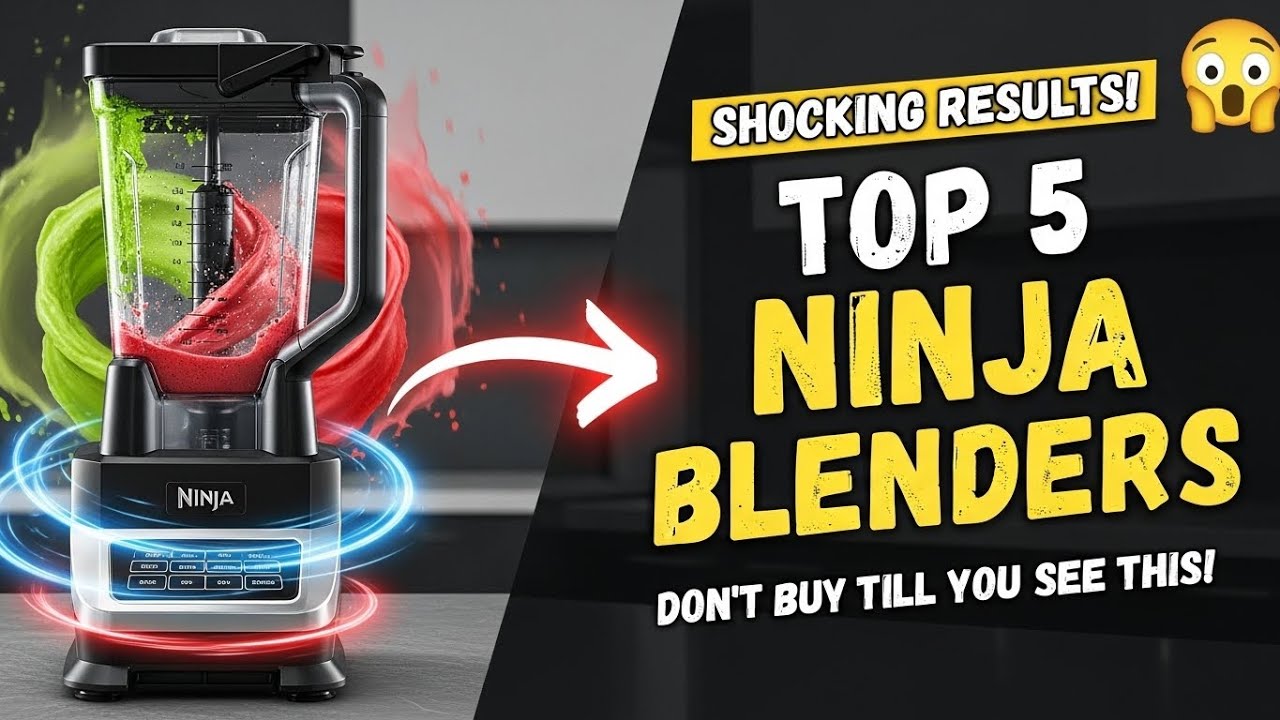Best Ninja Blenders of 2026 | Portable Blender for-Smoothies, Shakes, Food Prep, and Frozen Blending