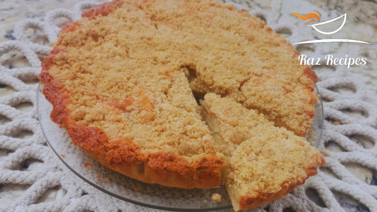 Apple Crumble Cake | How to Make Easy Apple Crumble Pie
