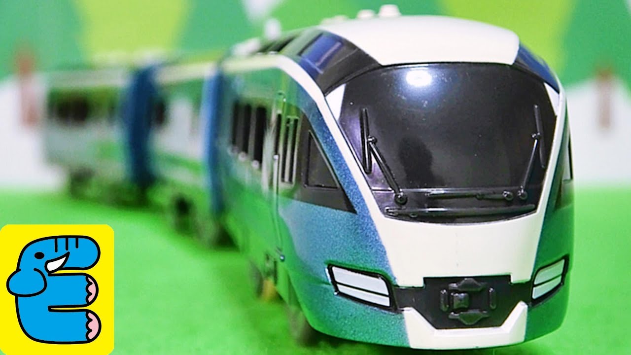 プラレール サフィール踊り子 E261系特急電車 Plarail Saphir ODORIKO Series E261 Limited Express Train [English Subs]