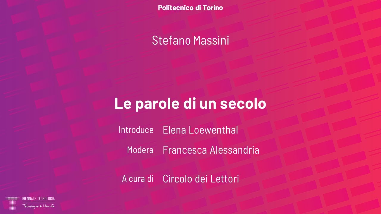 Le parole di un secolo | Stefano Massini