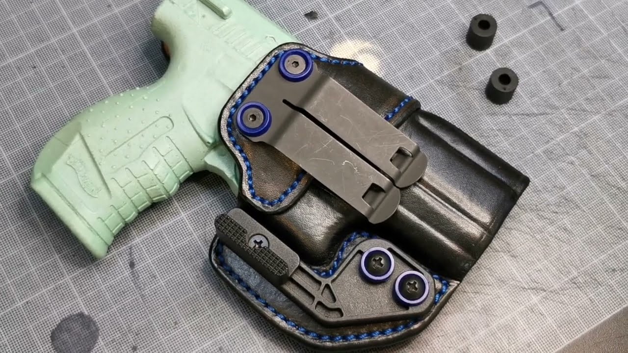 Making a Leather Appendix Holster for Walther P22