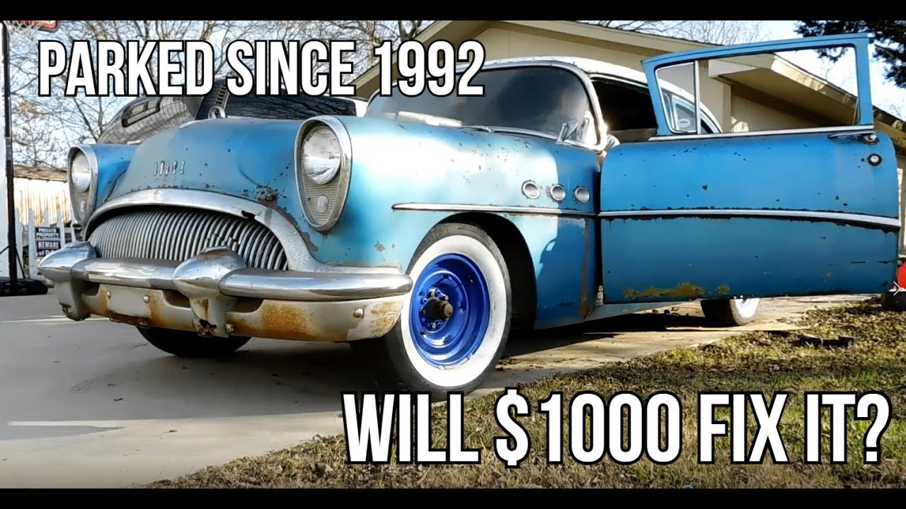 Will This 1954 Buick Run, Drive & Stop For Under $1000?? Last On The Road in 1992. Left For Dead