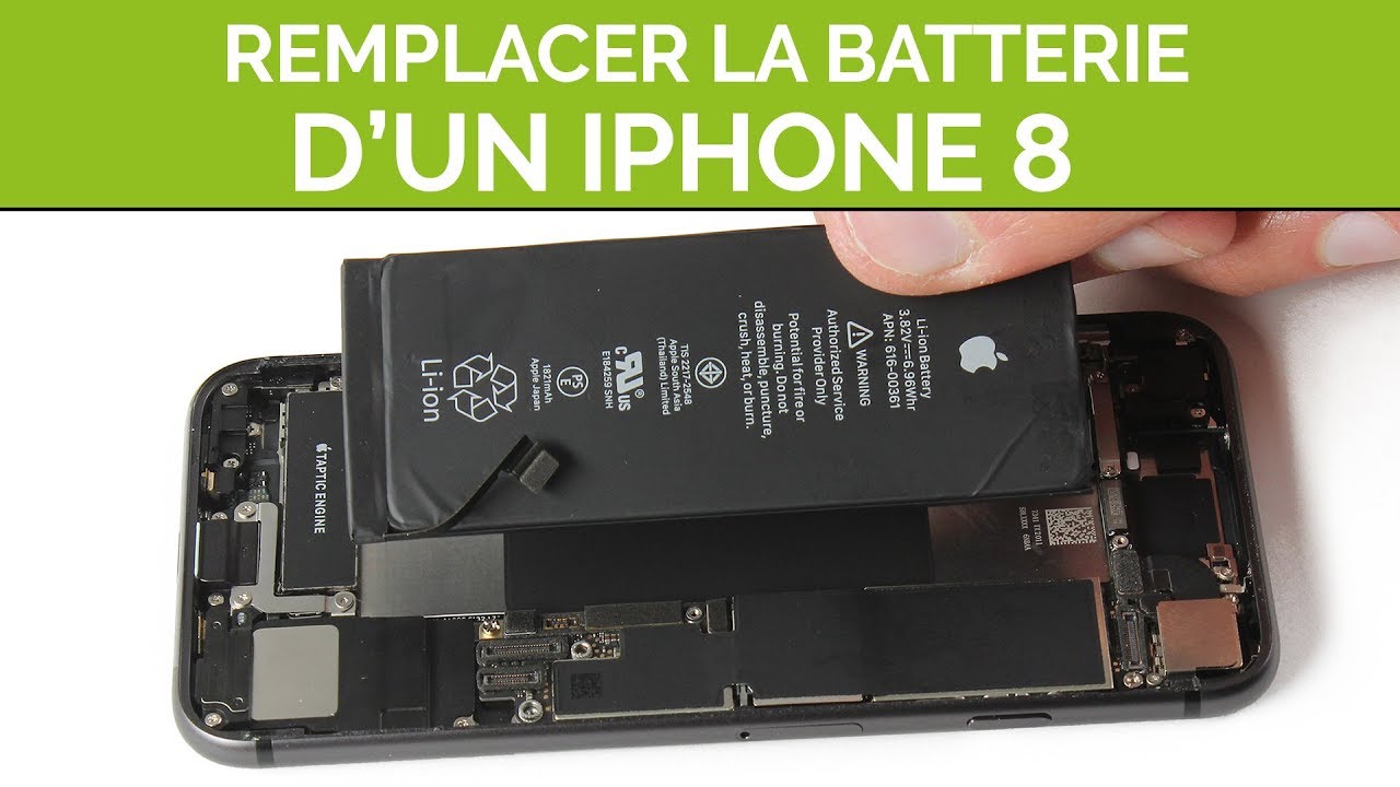 Comment changer la batterie iPhone 8. By SOSav