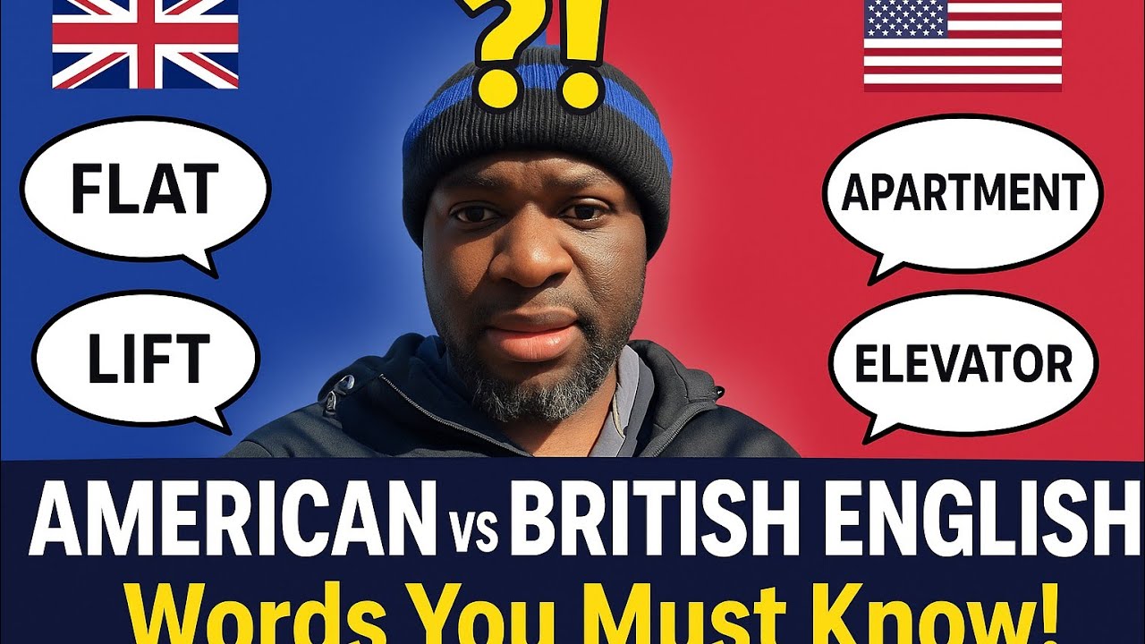 American English vs British English | 18 Words You MUST Know Before Coming to the USA
