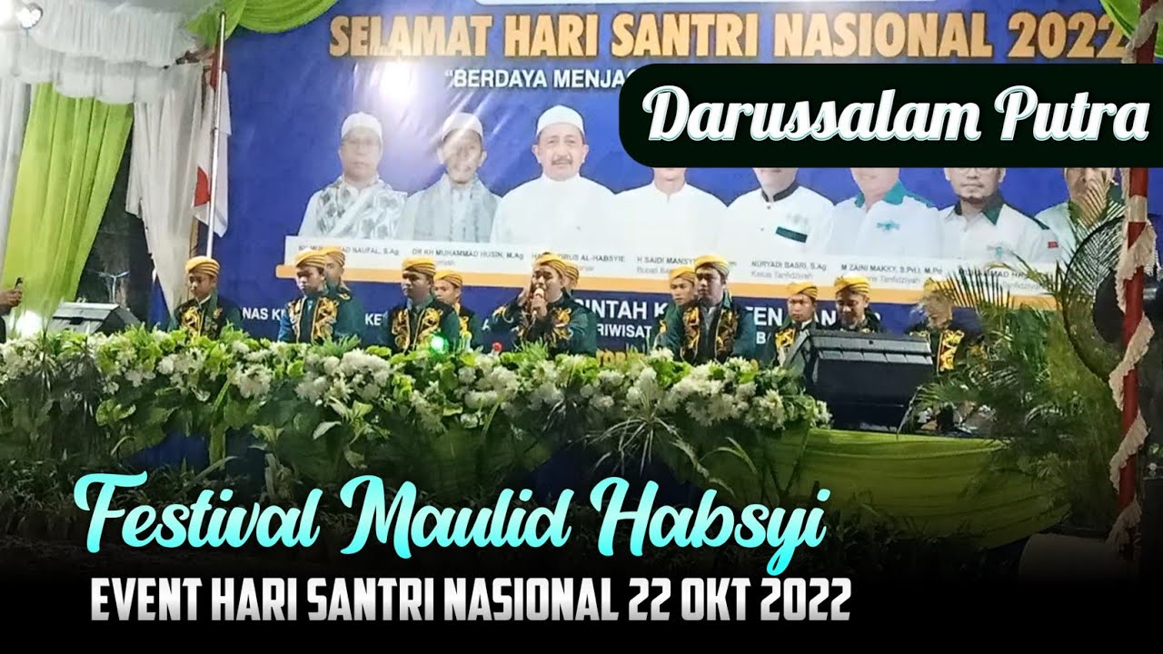 INILAH DIA‼️DARUSSALAM PUTRA PP.DARUSSALAM MARTAPURA,FESTIVAL MAULID HABSYI || EVENT HARI SANTRI