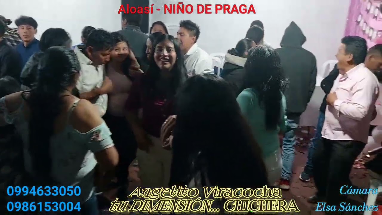 Angelito Viracocha y tu DIMENSIÓN CHICHERA en Aloasí junto a la Quinceañera