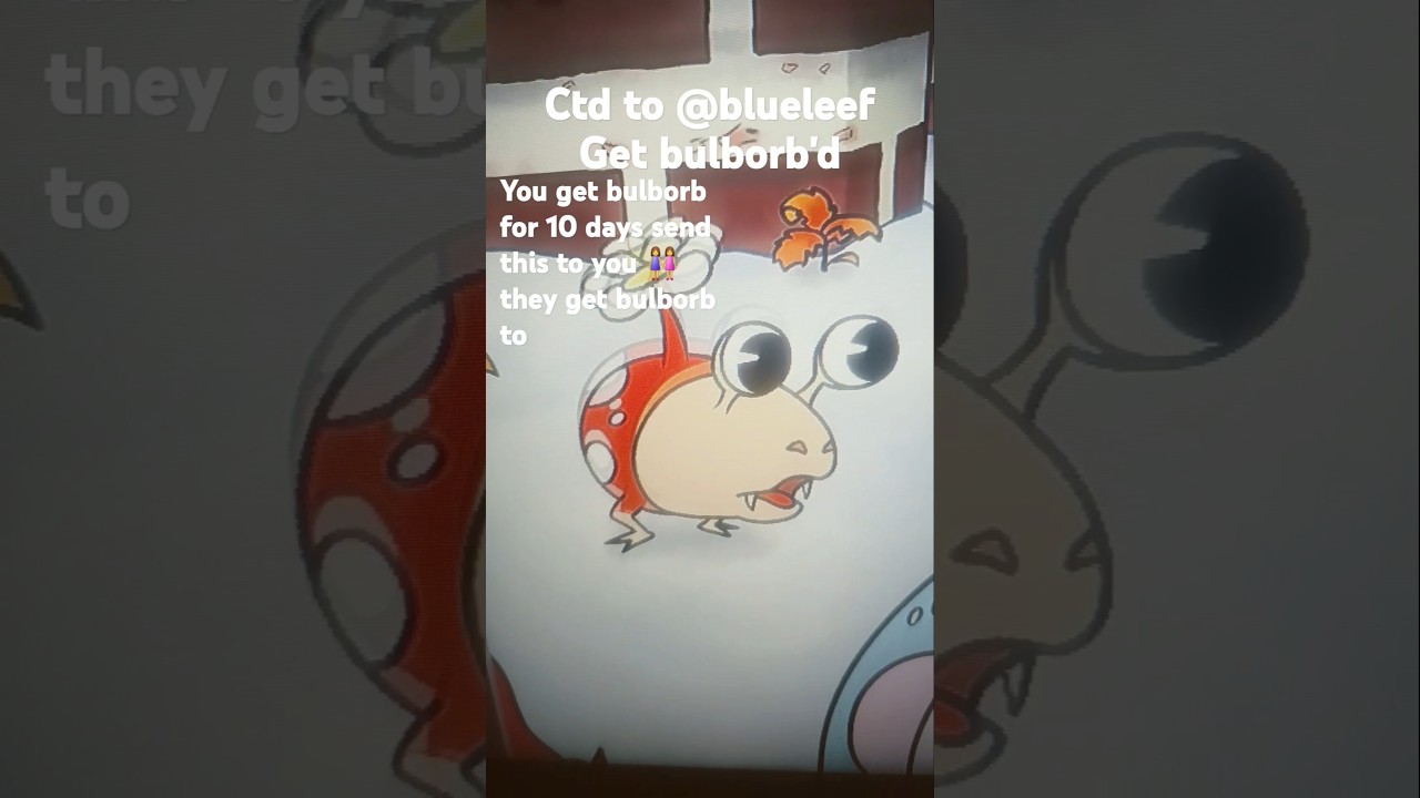 get bulborb'd pikmin 2 meme #funny #pikmin #shorts