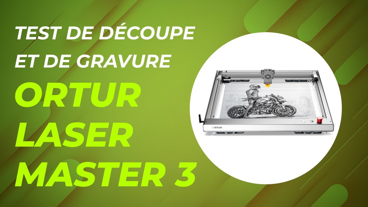 Devinez tout ce que vous allez pouvoir faire avec cette machine . - Ortur Laser master 3