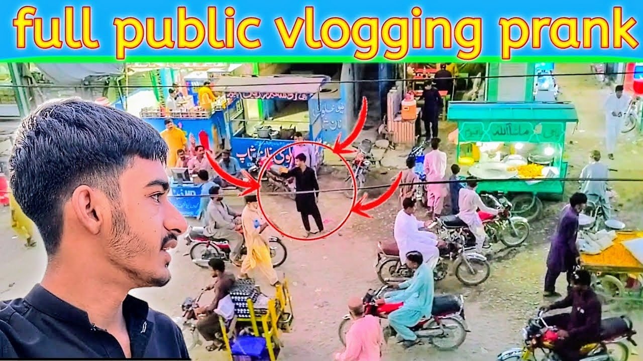 Dost ne challenge kiya ke ful public mein vlogging karo 🙃