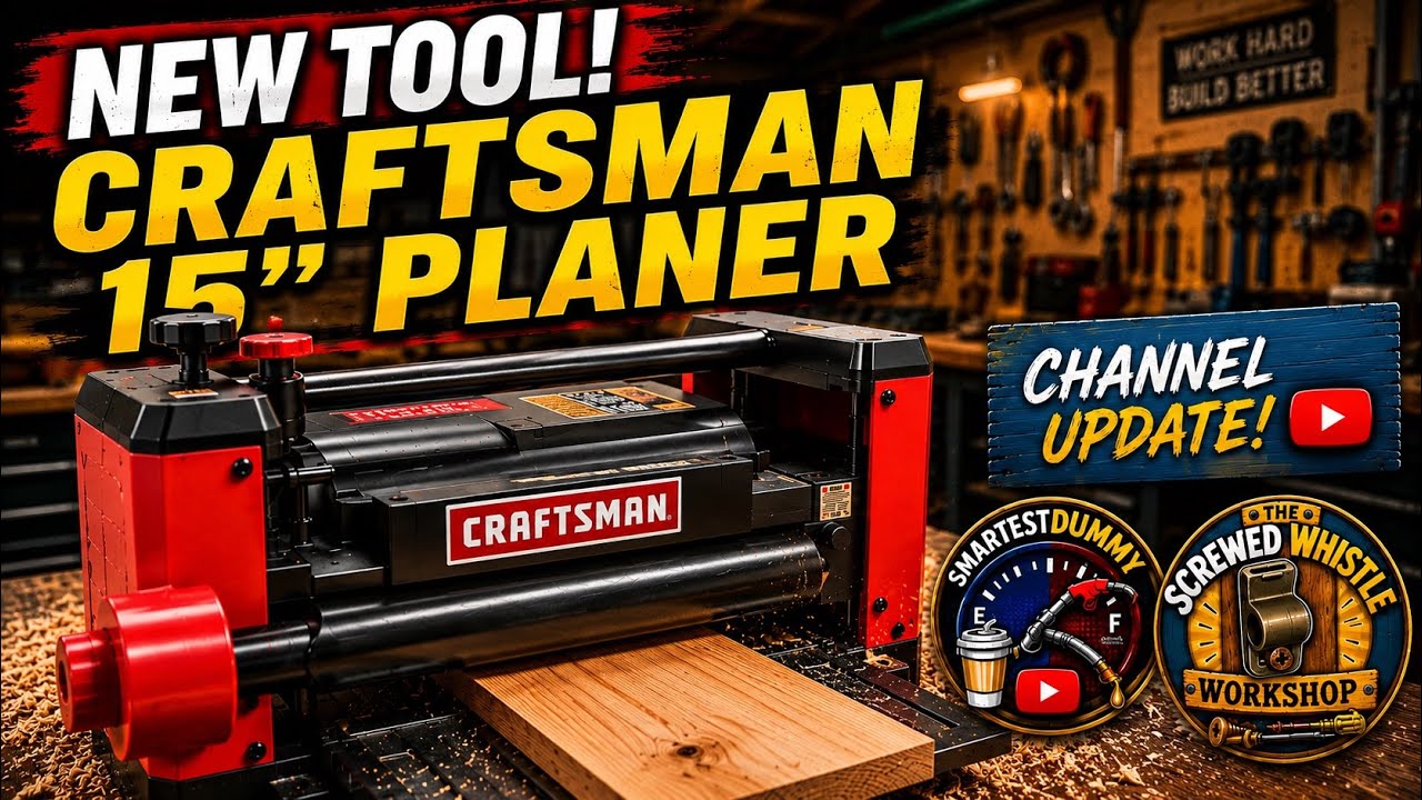 Обзор электрорубанка Craftsman 15 А + важные новости канала