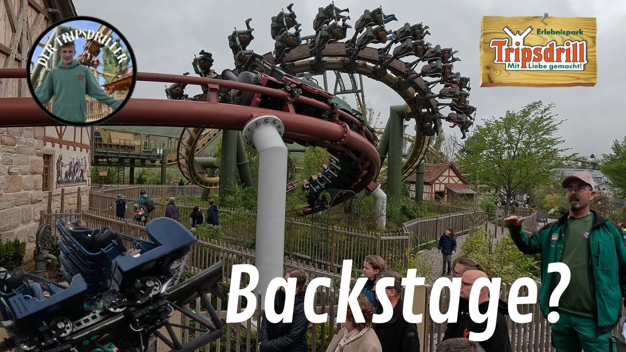 Backstage Tour / HÜK Marathon - Tripsdrill Vlog #027