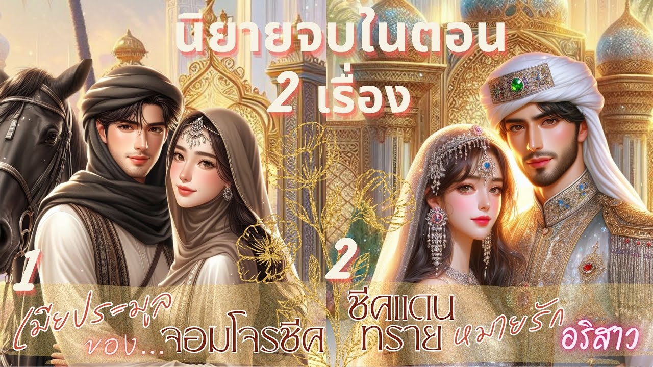 เมียประมูลจอมโจรชีค & ชีคทะเลทรายหมายรักอริสาว #จบในตอน #นิยายเสียง #หนังสือเสียง #ชีค #เรื่องสั้น