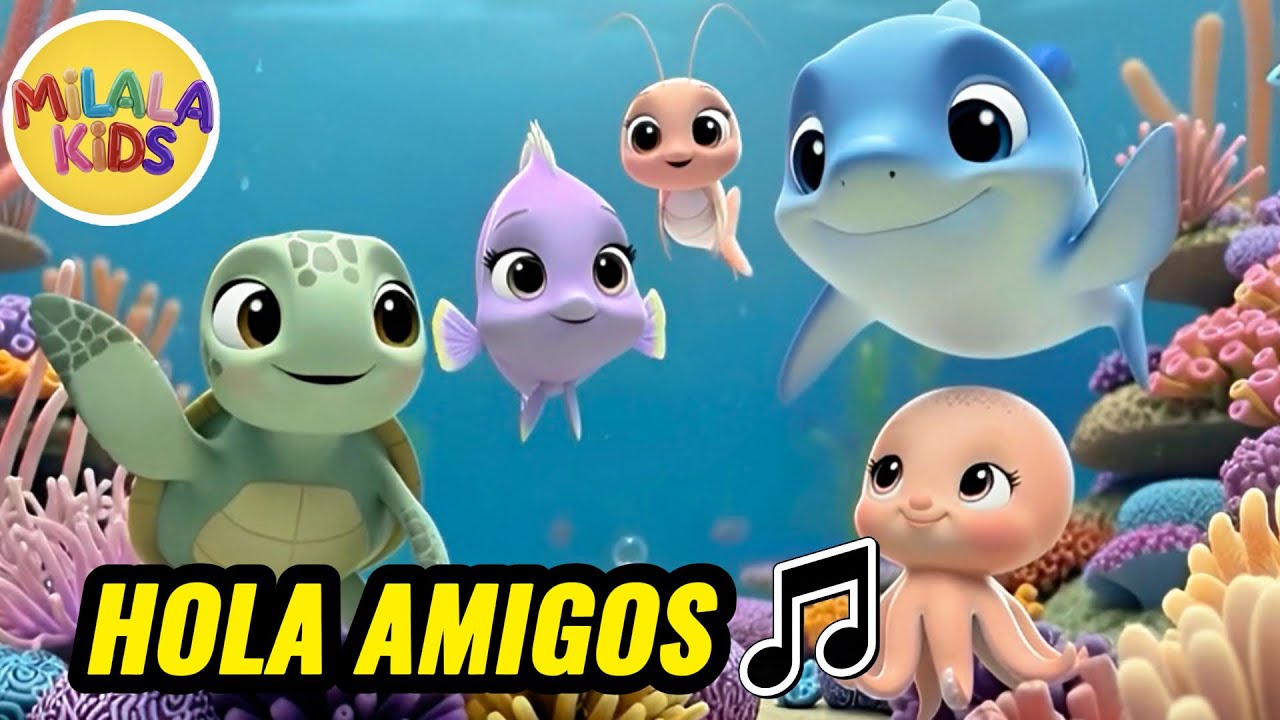 Saludos del mar | ¡Hola! | Canción infantil