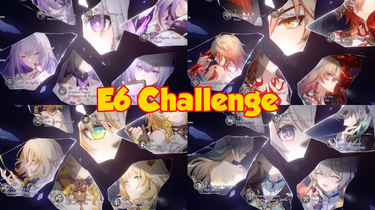 Which E6 Character Can SOLO the MOST MoC Stages with NO Gear? | Honkai Star Rail