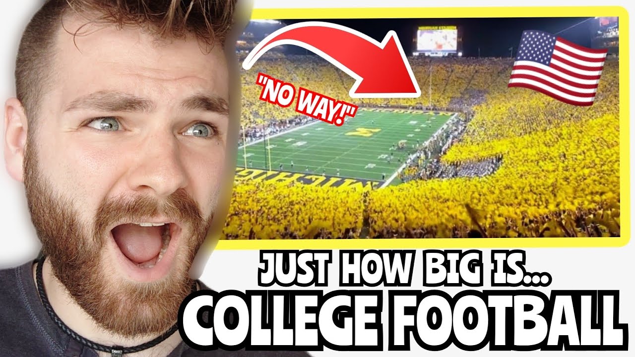 BRITISH Guy Reacts to COLLEGE FOOTBALL TRADITIONS | What Is American Football?? | REACTION!!