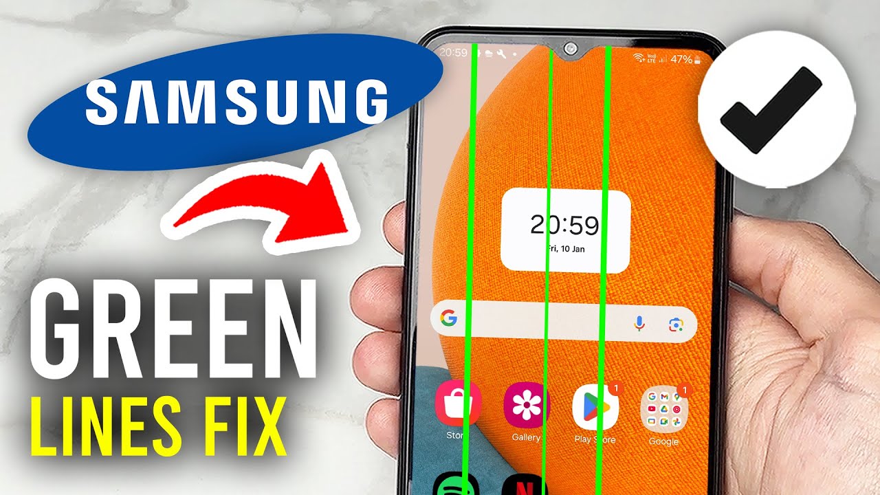 How To Fix Green Lines On Samsung Phone Screen - Full Guide