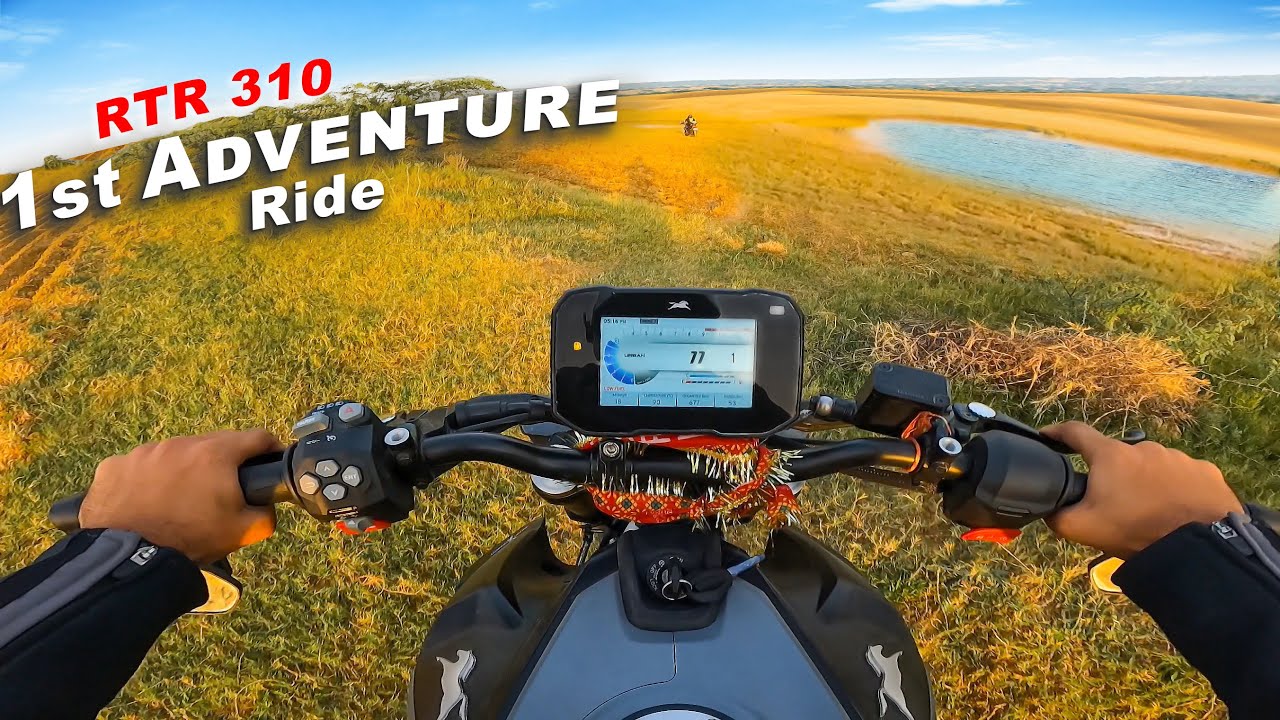 1st Adventure Ride : Apni RTR 310  | Aaj samajh aaya अपनी बाइक बढ़िया नहीं है, Perfect है !