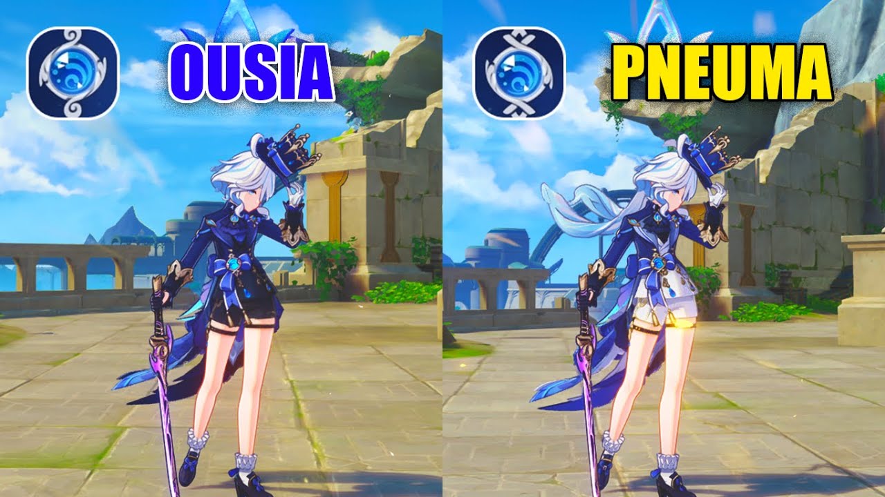Only Furina can do this (Furina Vision Ousia and Pneuma ) Genshin Impact