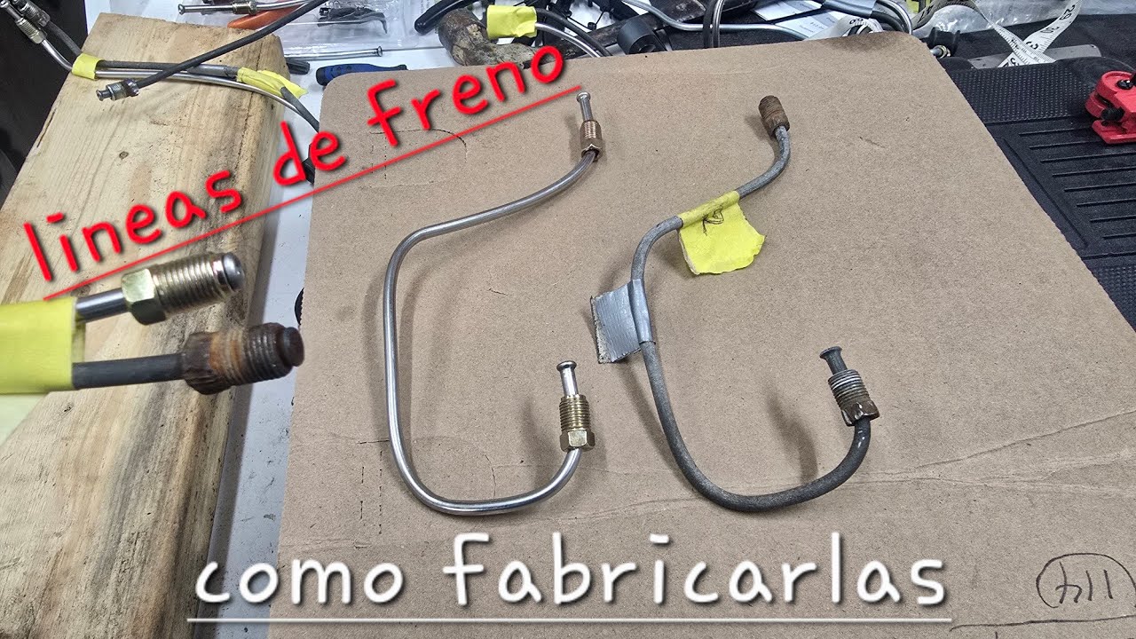 como fabricar lineas de freno desde cero.