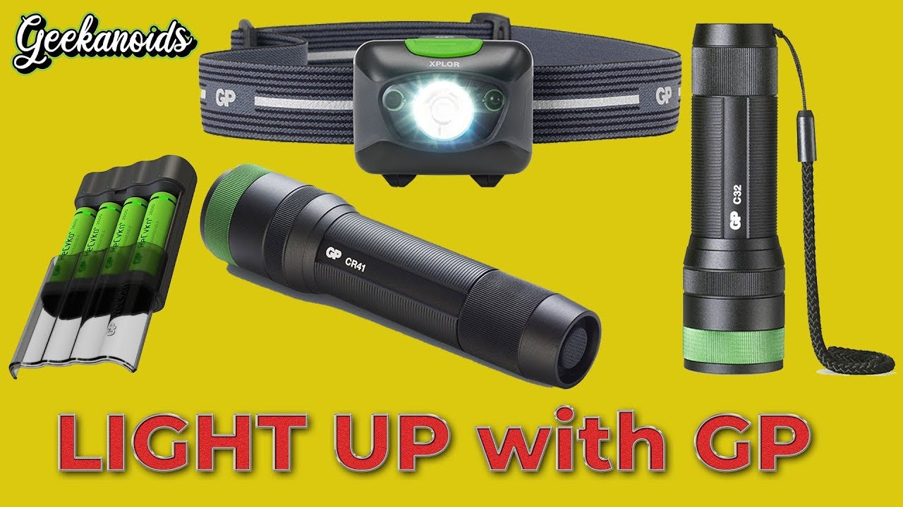 Light up your Life with GP Batteries & Flashlights